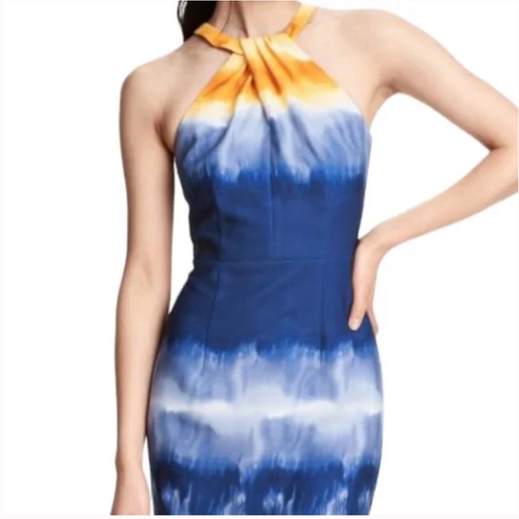 H&M Ombré Blue and Yellow Dress NWT - Picture 2 of 6